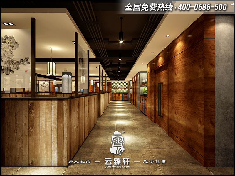 中式餐饮空间设计图片